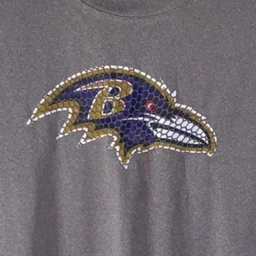 NWT [Outerstuff] Baltimore Ravens NFL Long Sleeve Performance Tee Kids S (4) - Picture 6 of 9